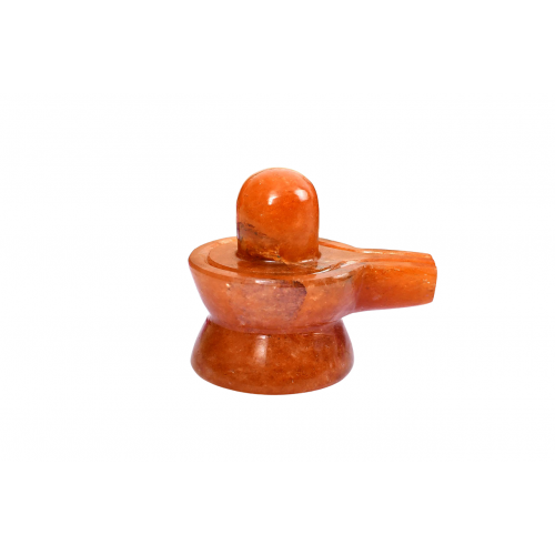 Red Jade Shivling - 130 - gms