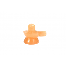 Shivalinga in Orange Jade - 130 - gms