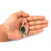 Shiv Netra Golden Crystal Shaligram Shila Pendant