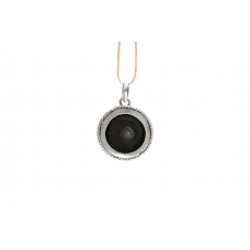 Shaligram Locket in Pure Silver