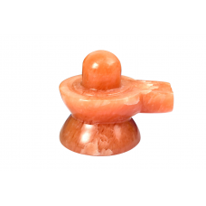 Shivlinga in Orange Jade - 149 - gms