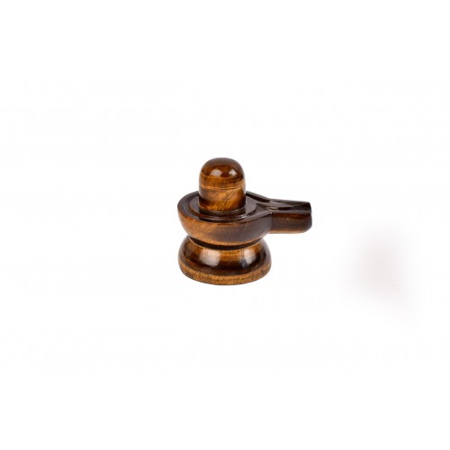 Shivlinga in Tiger Eye - 131 - gms