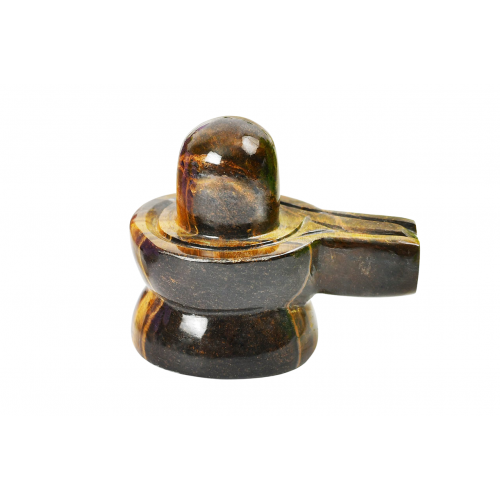 Shivlinga in Tiger Eye - 77 - gms