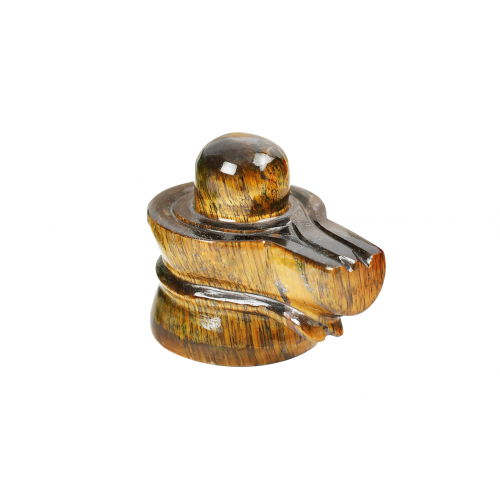 Shivlinga in Tiger Eye - 90 - gms