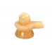 Shivlinga in Yellow Jade - 81 - to - 90-gms