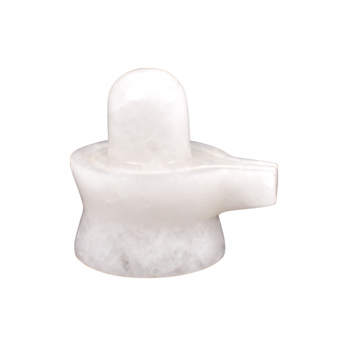 White Agate Shivlinga - 97 - gms - i