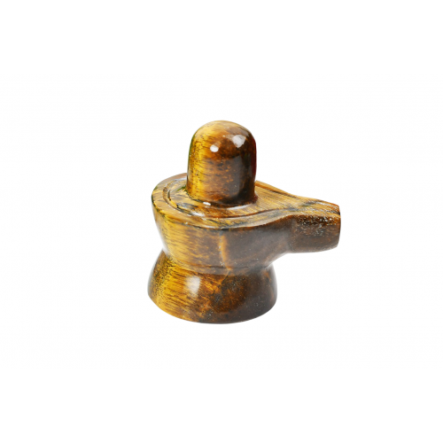 Shivlinga in Tiger Eye - 55 - gms