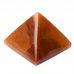 Pyramid in Orange Jade Protection and Joy - 71 - gms