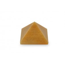 Pyramid in Yellow Jade Confidence and Courage - iii