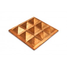 9 Pyramid in Copper Plate