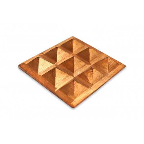 9 Pyramid in Copper Plate