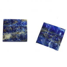 Lapis Lazuli - 9 - Pyramid Grid - set - of - 2