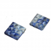 Lapis Lazuli - 9 - Pyramid Grid - set - of - 2