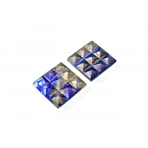 Lapis Lazuli Pyramid set of - 2 - 27 ,- gms