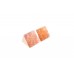 Multi Pyramid in Natural Orange Jade - set of - 2