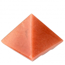 Multi Pyramid in Orange Jade Protection and Joy - 45 - gms