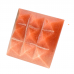 Multi Pyramid in Orange Jade Protection and Joy - 45 - gms