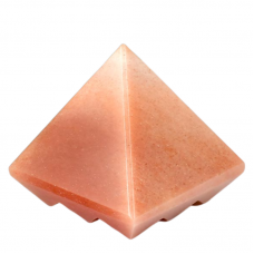 Multi Pyramid in Orange Jade Protection and Joy - 48 - gms