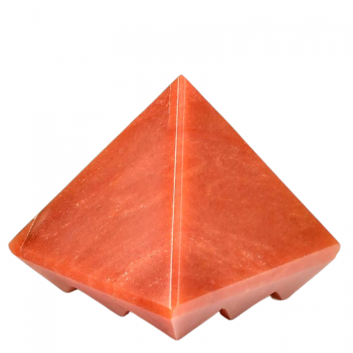 Multi Pyramid in Orange Jade Protection and joy - 50 - gms