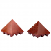 Multi Pyramid in Red Jasper - Set - of - 2