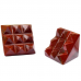 Multi Pyramid in Red Jasper - Set - of - 2