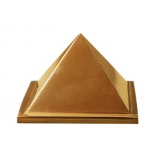 Pyramid Hollow Base in Brass