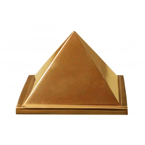 Pyramid Hollow Base in Brass