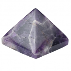 Pyramid in Natural Amethyst - 227 - gms