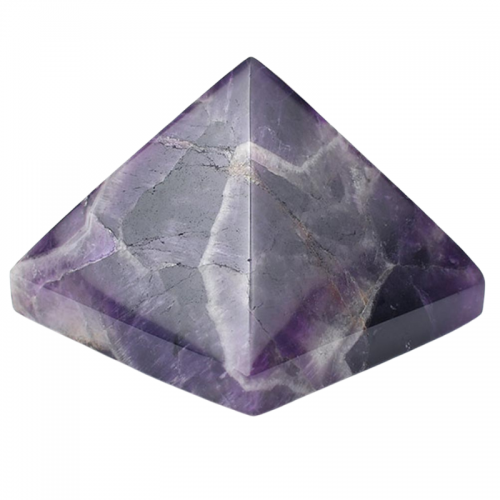 Pyramid in Natural Amethyst - 227 - gms