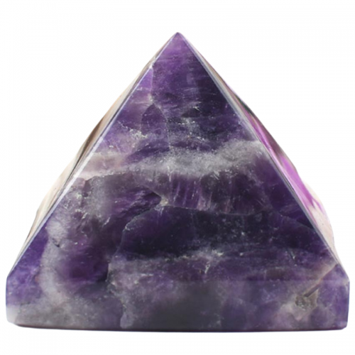 Pyramid in Natural Amethyst - 268 - gms