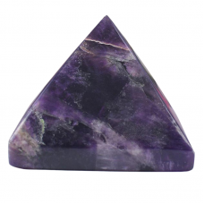 Pyramid in Natural Amethyst - 283 - gms