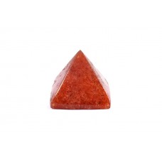 Pyramid in Natural Red Jade - 47 - gms