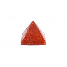 Pyramid in Natural Red Jade - 47 - gms