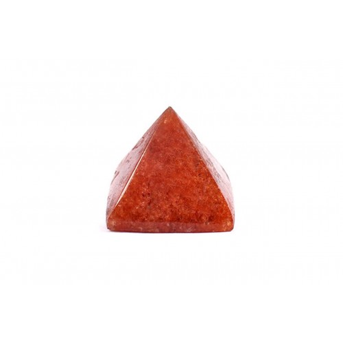 Pyramid in Natural Red Jade - 47 - gms