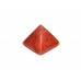 Pyramid in Natural Red Jade - 47 - gms