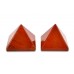 Pyramid in Natural Red Jasper - Set of 2