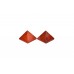 Pyramid in Natural Red Jasper - set - of - 2 - ii