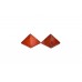 Pyramid in Natural Red Jasper - set - of - 2 - ii