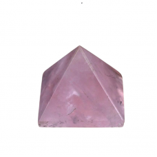 Pyramid in Natural Rose Quartz - 15 - gms