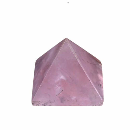Pyramid in Natural Rose Quartz - 15 - gms