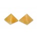 Pyramid in Natural Yellow Jade Set of - 2 - i