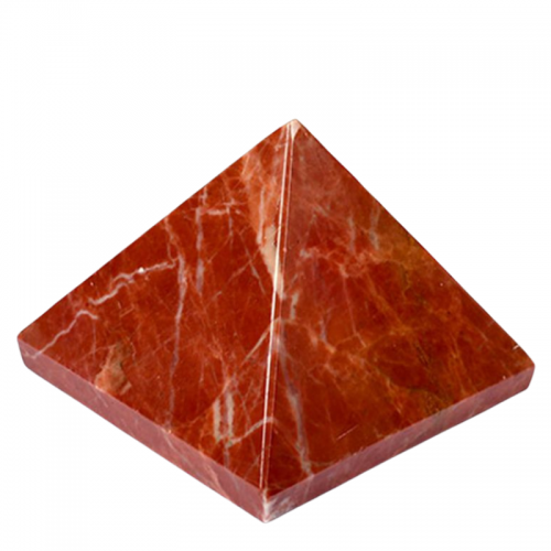 Pyramid in Red Jasper Energy and Strength - iii