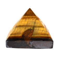 Pyramid in Tiger Eye Luck and Stability - 277 - gms