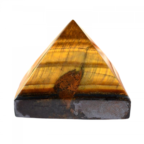 Pyramid in Tiger Eye Luck and Stability - 277 - gms