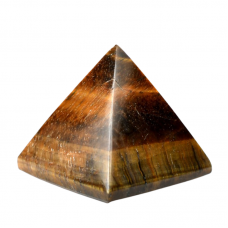 Pyramid in Tiger Eye Luck and Stability