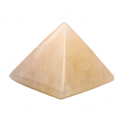 Pyramid in Yellow Jade Confidence and Courage