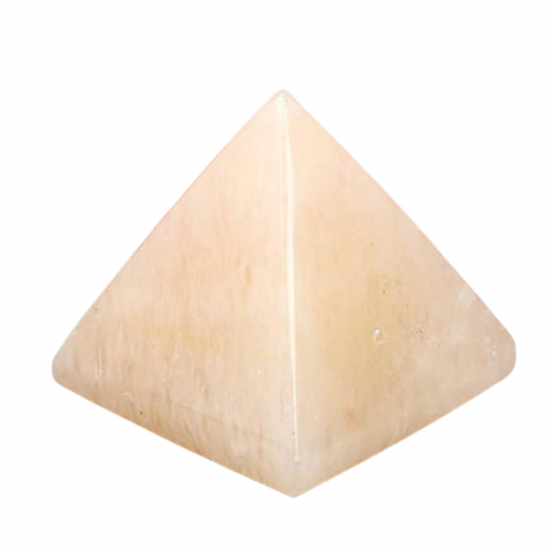 Pyramid in Yellow Jade Confidence and Courage - ii