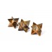 Star Pyramid in Tiger Eye Set of - 3 - 16 - gms