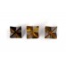 Star Pyramid in Tiger Eye Set of - 3 - 17 - gms - ii