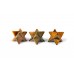 Star Pyramid in Tiger Eye Set of - 3 - 17 - gms